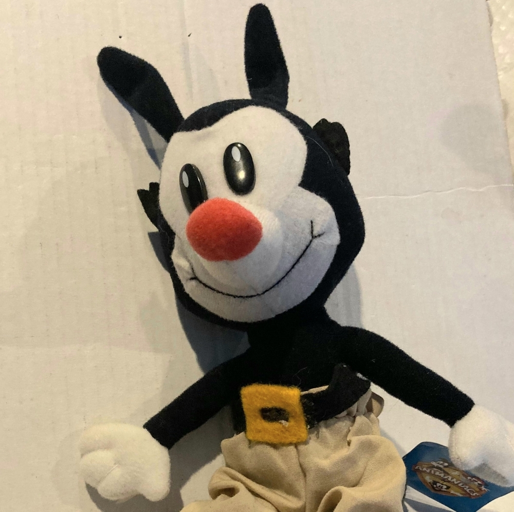 The Animaniacs Yakko Vintage Plush Toy NWT New 1995 Ace Novelty Collectible